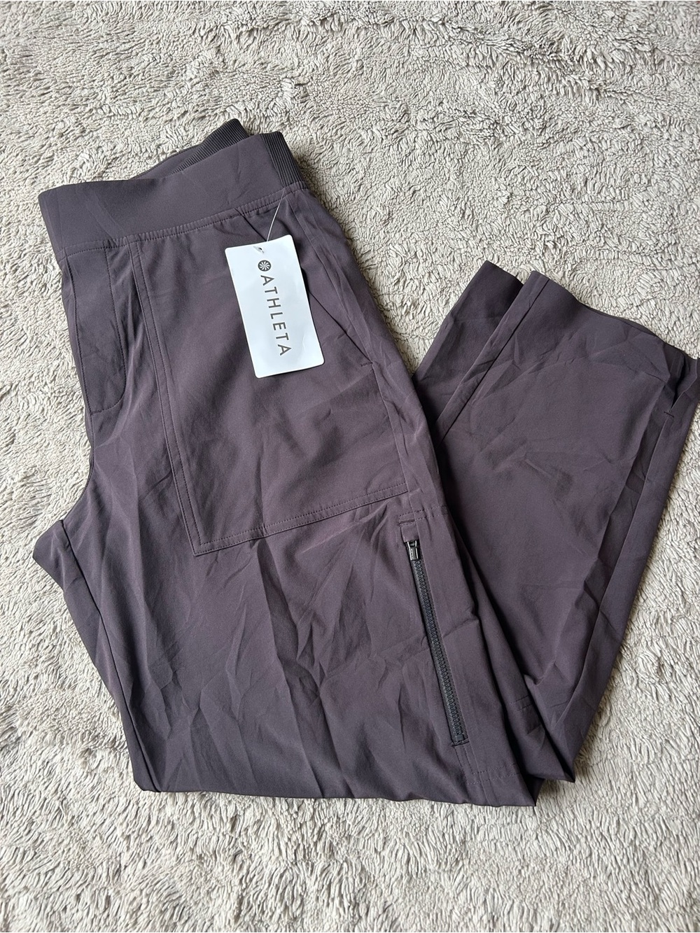 NWT Athleta Brooklyn Ankle utility pant women’s 10